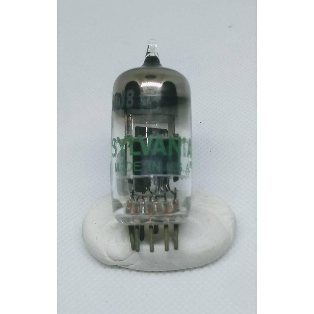 6DJ8 / ECC88 Sylvania TUBE  Made In U.S.A.  O-Getter Used Test 90/92 #3