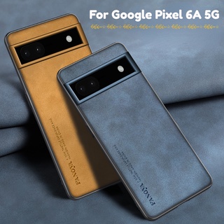 เคสโทรศัพท์มือถือหนังแกะ แบบนิ่ม ผิวด้าน กันกระแทก สําหรับ Google Pixel 6A Pixel6A