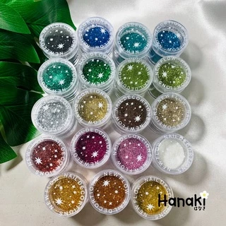 【พร้อมส่ง】กากเพชรสีเมทัลลิคเม็ดละเอียด กากเพชรตกแต่ง กากเพชรแต่งเล็บ ใช้งานเรซิ่นได้