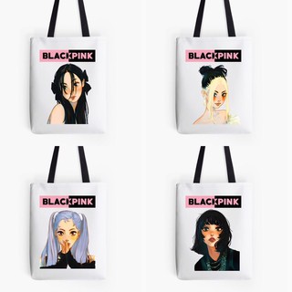 กระเป๋าผ้า Blackpink รุ่น How you like that poster 🖤💗