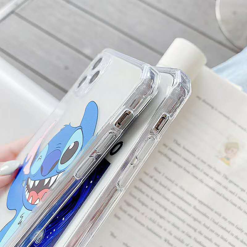 Cartoon funny clear shockproof casing for iphone 7 se 2020 8plus x xr ...