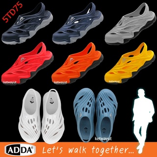 รองเท้าแตะผู้ชาย รองเท้าแตะแบบสวมหัวโตรัดส้น adda 5TD75