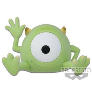 ฟิกเกอร์ โมเดล มอนสเตอร์ อิงค์ MIKE ไมค์ Puffy Fluffy Monsters Inc PIXAR Petit 5 ซม สีเขียว ดิสนีย์ Disney ของแท้