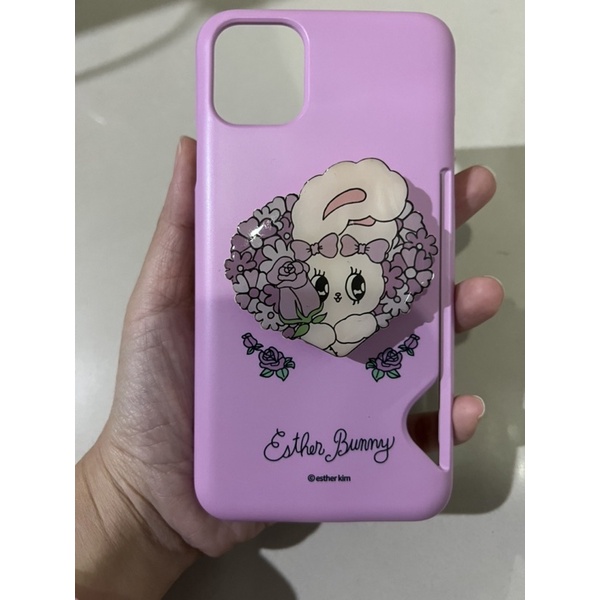 ***Esther Bunny Hard Card Griptok Case Iphone 11  (ของแท้)***