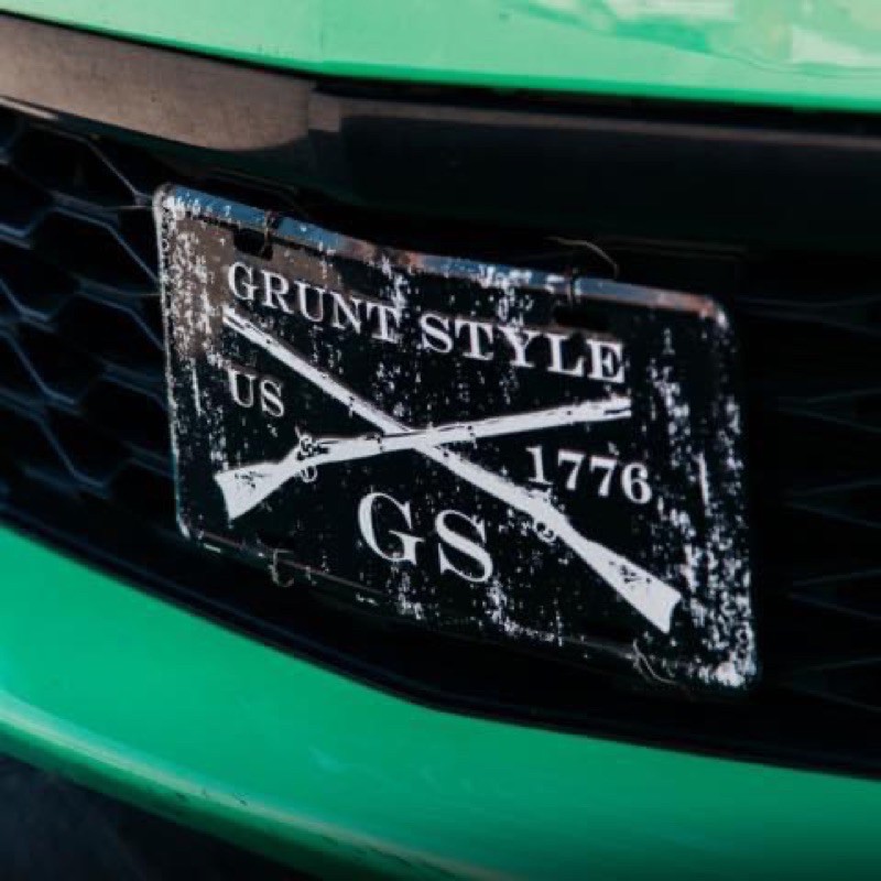 (แผ่นป้าย GS ของแท้100%)CLUB GRUNT STYLE - GRUNT STYLE LICENSE PLATE.