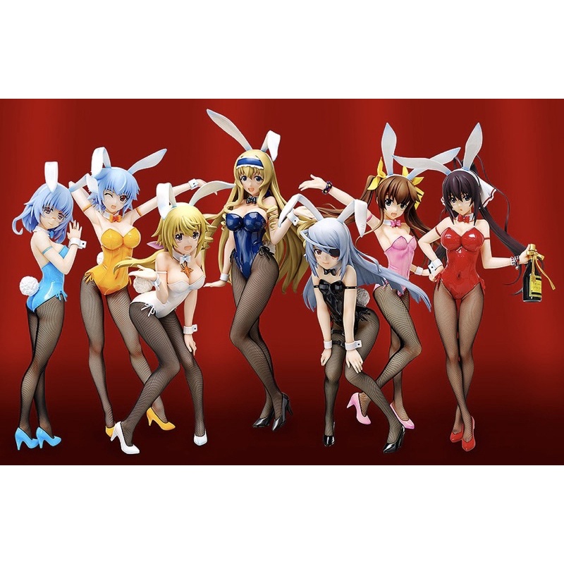 Scale Figure แท้ (japan) (มือ1) IS : Infinite Stratos - B-style - 1/4 - Bunny ver. (FREEing) SET 7 IS Bunny Ver.