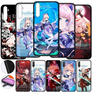 เคสโทรศัพท์มือถือ ซิลิโคนนุ่ม ลาย Kaedehara Kazuha Genshin Impact Sangonomiya Kokomi A-FAY45 สําหรับ Realme 5 5i 5S 6i 6 Pro Real me 6Pro