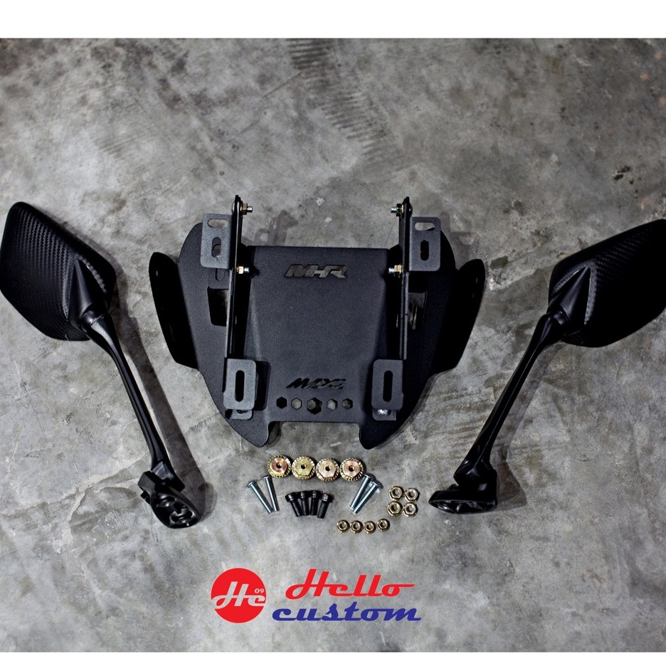 หนา 3มิล ชุดยกกระจก NEW NMAX 2020 - 2024 งาน Powder Coat MHR