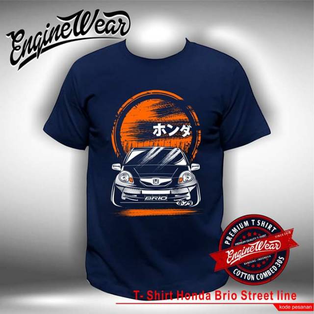 เสื้อยืด Honda Brio เสื้อยืดรถยนต์ Honda Brio – Enginewear
