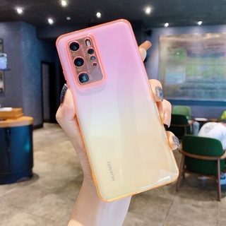 เคสโทรศัพท์ซิลิโคนใส แบบนิ่ม กันกระแทก สําหรับ Huawei Honor 20 30 20S 30S 50 V30 Pro V40 X10 Play5T