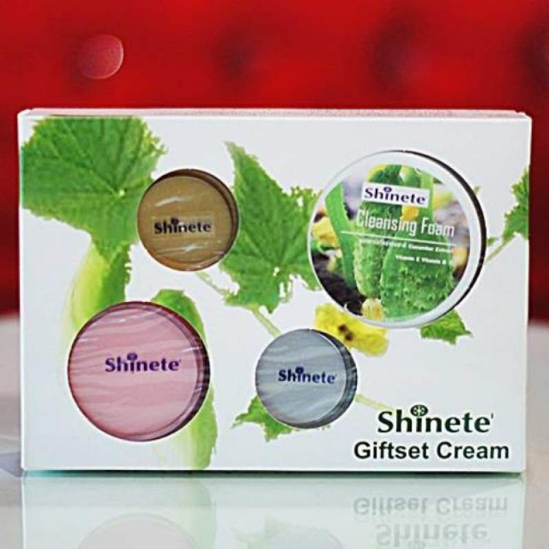Shinete ครีม ชิเนเต้ หน้าขาวใส เซ็ตผลิตภัณฑ์ดูแลผิวหน้า รุ่นใหม่ (1 ชุด)