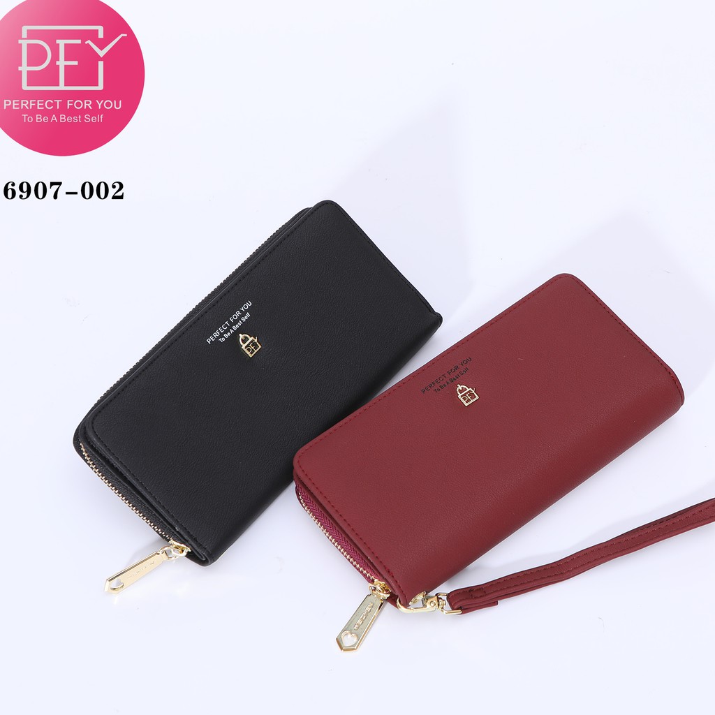 6907-002 /6106-003 กระเป๋าสตางค์ใบยาวผู้หญิง (PERFECT FOR YOU-FOREVER YOUNG) แท้ กระเป๋าซิปรอบแฟชั้น สำหรับผู้หญิง