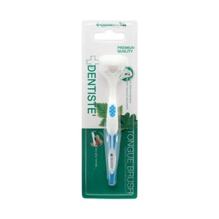 Dentiste Tongue Brush อุปกรณ์ทำความสะอาดลิ้น ชนิดขนแปรงนุ่ม จบปัญหาในช่องปาก กำจัดแบคทีเรีย ลดกลิ่นปาก ลมหายใจหอมสดชื่น