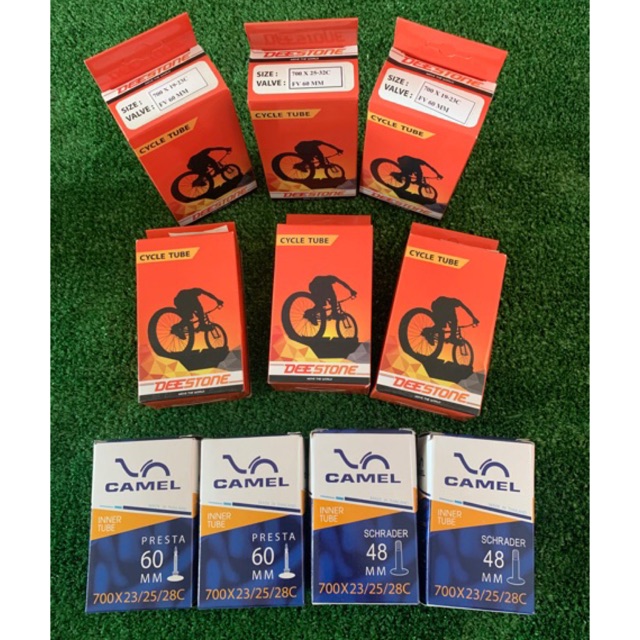 ยางในจักรยานเสือหมอบ 700x23/25/28C ,700x19-23C ,700x25-32C ,700x32/35/38C เสือภูเขา 26x1.90/2.125 จุ