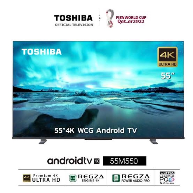 พร้อมส่ง !!!! [[ กรุงเทพนัดรับได้นะคะ ]] TOSHIBA TV UHD LED (55", 4K, Android) 55M550KP