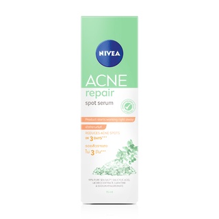 NIVEA นีเวีย แอคเน่ รีแพร์ สปอต เซรั่ม ผลิตภัณฑ์บำรุงผิวหน้า 15 มล.