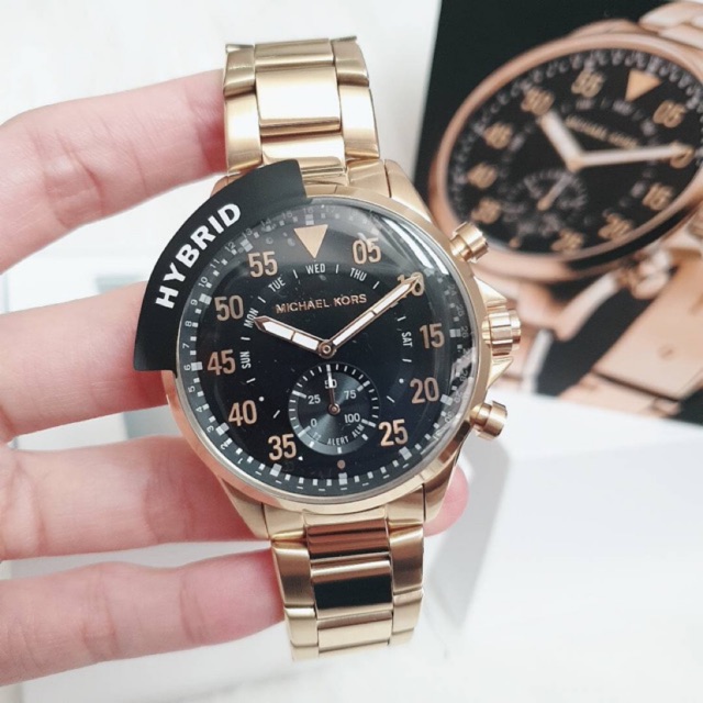michael kors hybrid watch mens