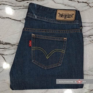 กางเกงยีนส์ Levis รุ่น580 เอว29 ยาว30 เอวต่ำ ขาตรง ซิป FROM JAPAN Made in HONG KONG (LB14)