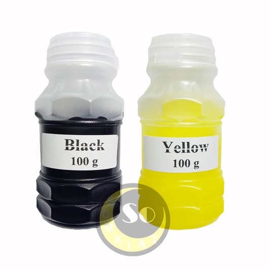 กาวลำโพง กาวอีพ๊อกซี่ เหลือง ดำ Epoxy อย่างดี 200กรัม (แบ่งขาย)