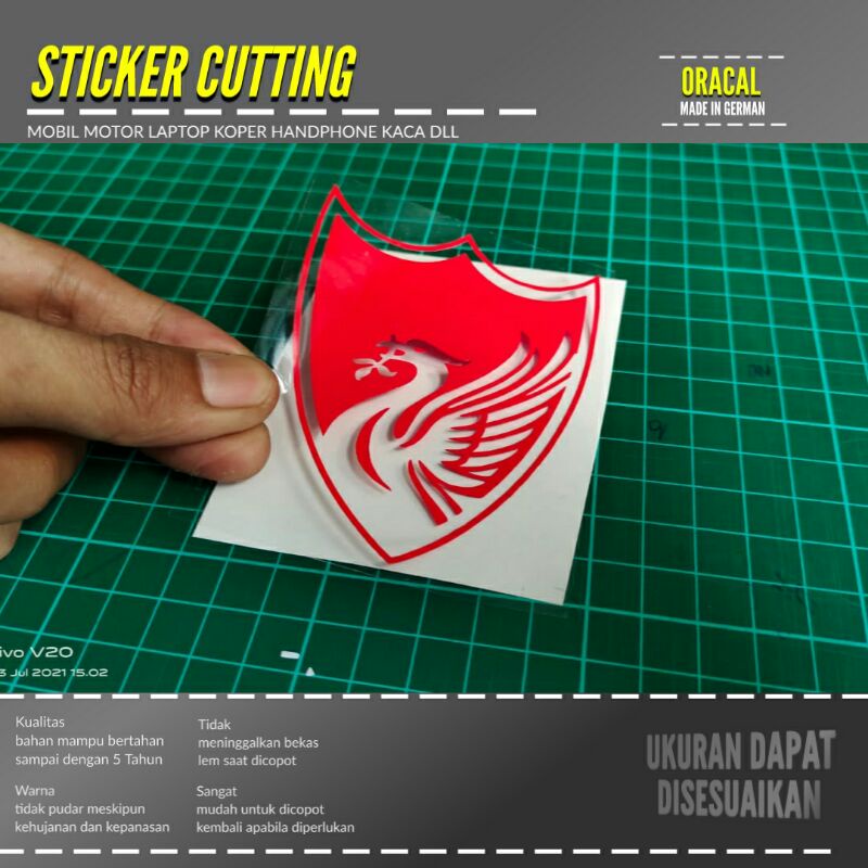 สติ๊กเกอร์ LIVERPOOL สติ๊กเกอร์ตัดท้าย โลโก้ ETC