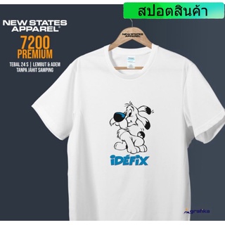 เสื้อยืด ผ้าฝ้าย พรีเมี่ยม ลาย Asterix &amp; Obelix Distro ยุค 24s สําหรับผู้ใหญ่