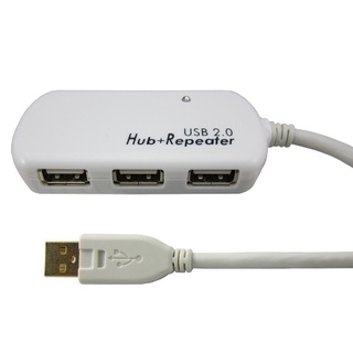 ATEN 4-Port USB 2.0 Extender Hub 12m. ขยายสัญญาณ USB Hub 4 ports USB Extension 12 เมตร รุ่น UE2120H ยี่ห้อ - ประกัน 3 ปี