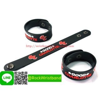 GOOD CHARLOTTE ขายริสแบนด์  GCE361NA Wristband สายรัดข้อมือวงร็อค