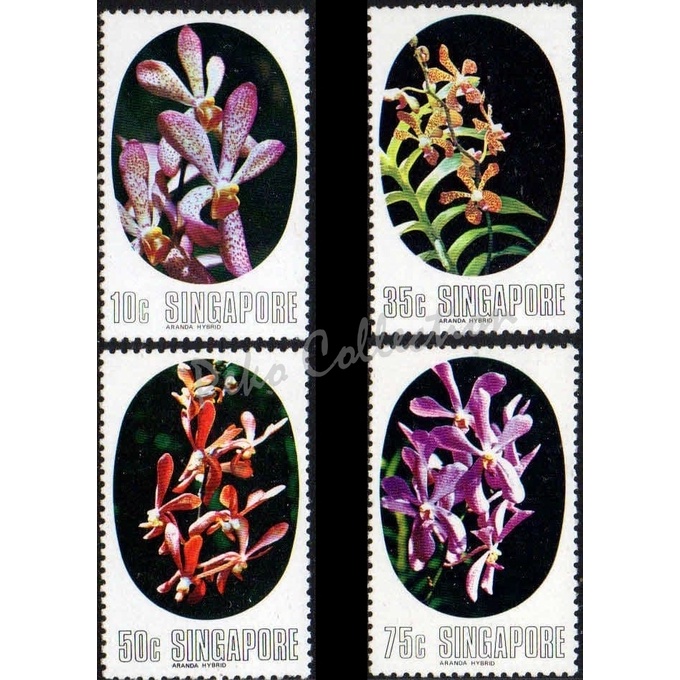 1976 Orchids แสตมป์มิ้นต์ 4v