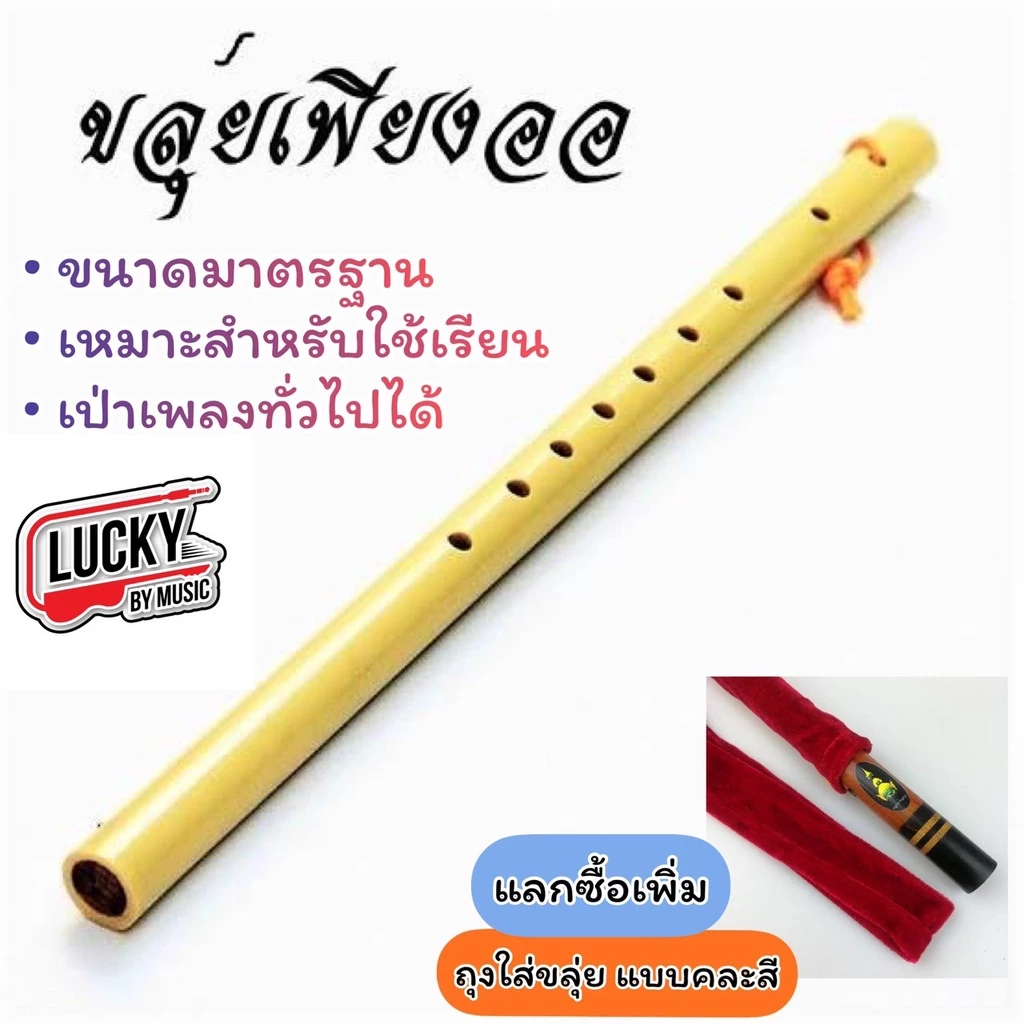 [รุ่นขายดี-🔥] ขลุ่ยเพียงออ มีเซตตัวเลือกกระเป๋า ขลุ่ย ขนาดมาตรฐาน เหมาะสำหรับใช้เรียน หรือใช้เป่าเพลงทั่วไป