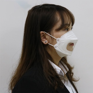 [mask 3D] 1ชิ้น เเบบเปิดปาก หนา3ชั้น เเบบใช้เเล้วทิ้ง