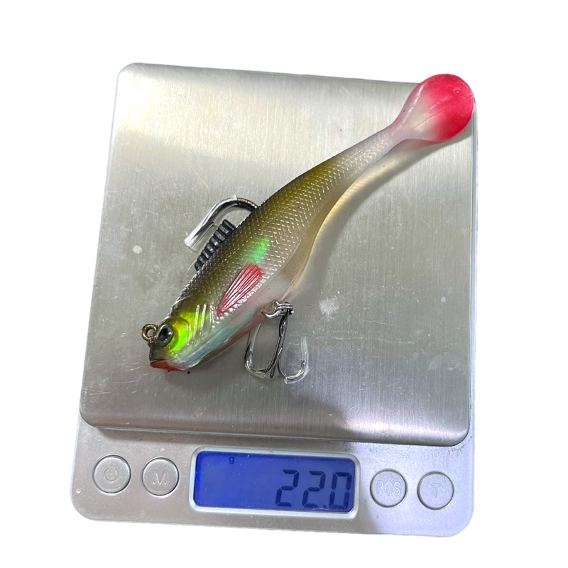 เหยื่อปลายาง Sixsense Fishing ในหัวมีฟรอยสะท้อนน้ำ พร้อมเบ็ด VP-0193 - รูปที่ 3