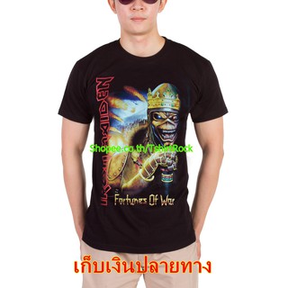 เสื้อยืดวินเทจเสื้อวง Iron Maiden เสื้อยืด ไอเอิร์นเมเดน ไอร่อน เสื้อยืดผู้ชาย Rock เสื้อวินเทจ RCM1000S-5XL