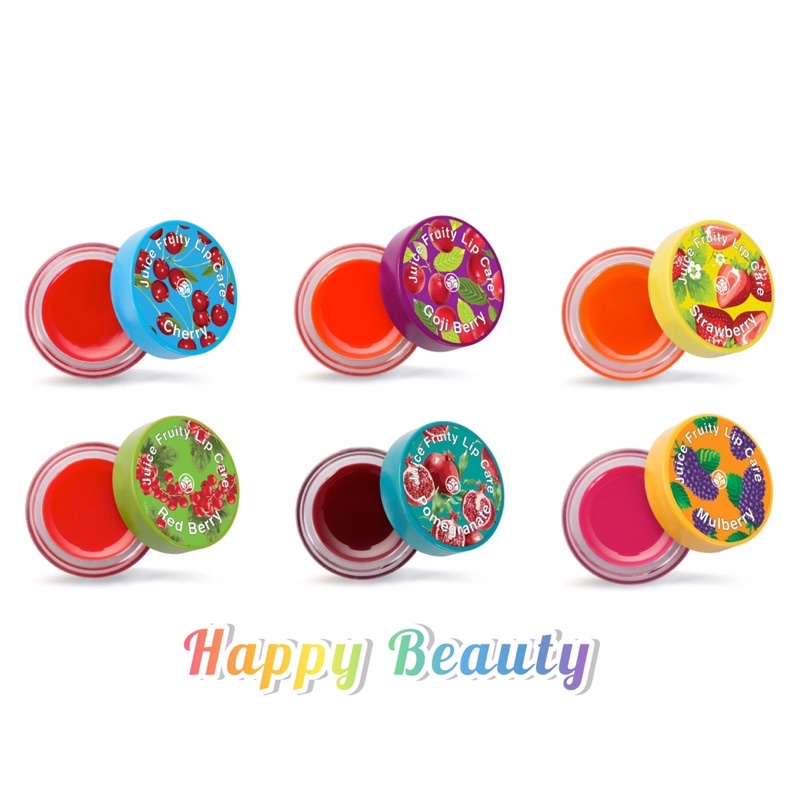 พร้อมส่ง สินค้าของแท้ 100% ลิปมันผลไม้ Juice Fruity Lip Care
