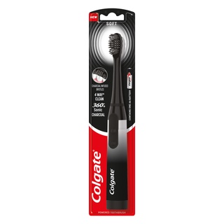 COLGATE Electric Toothbrush 360 Sonic Charcoal คอลเกต แปรงสีฟันไฟฟ้า รุ่น 360 โซนิค ชาร์โคล