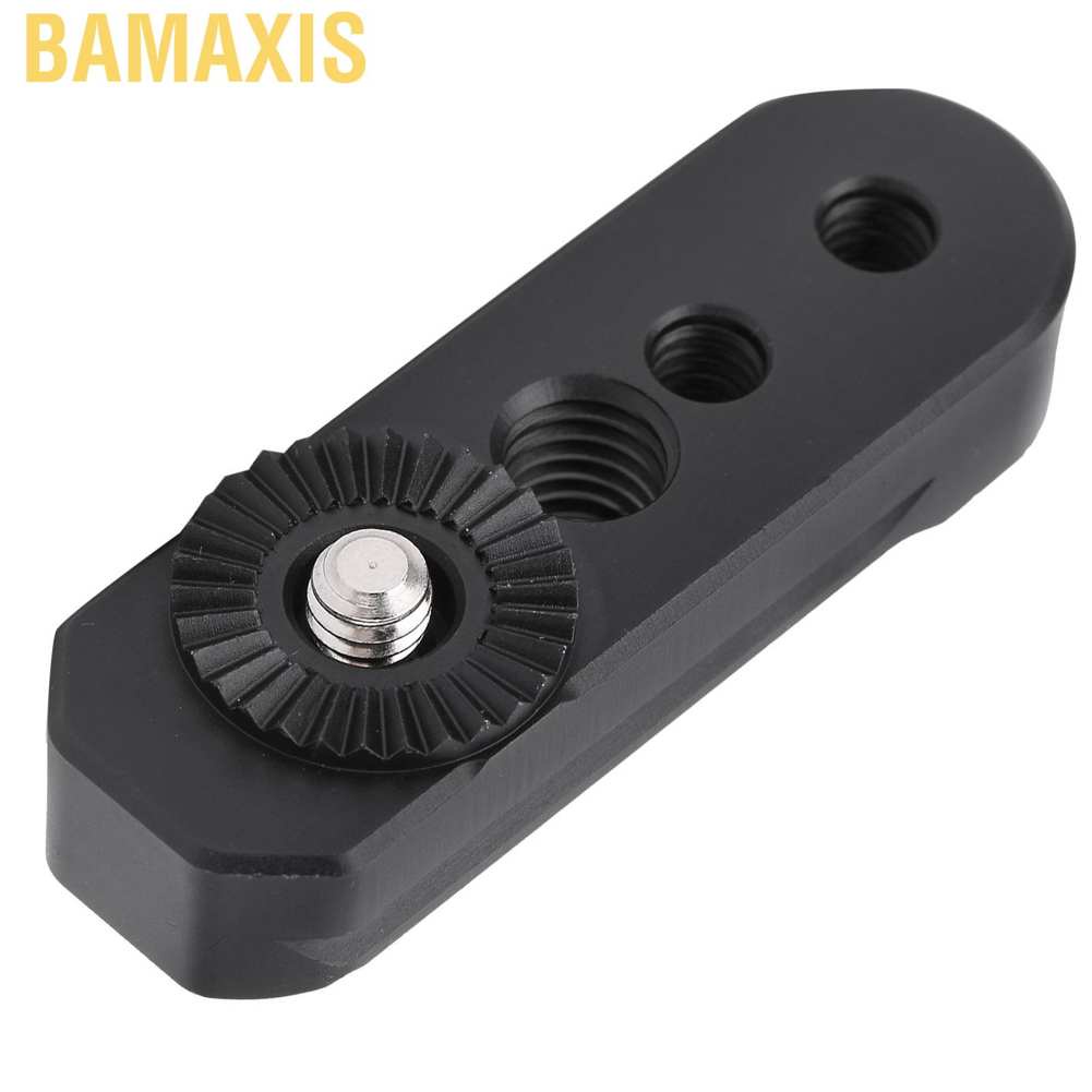 Bamaxis โลหะผสม กล้อง โคลง แผ่นขยายตัว เกียร์อะแดปเตอร์บอร์ดสำหรับ ZHIYUN weebill s สีดำ