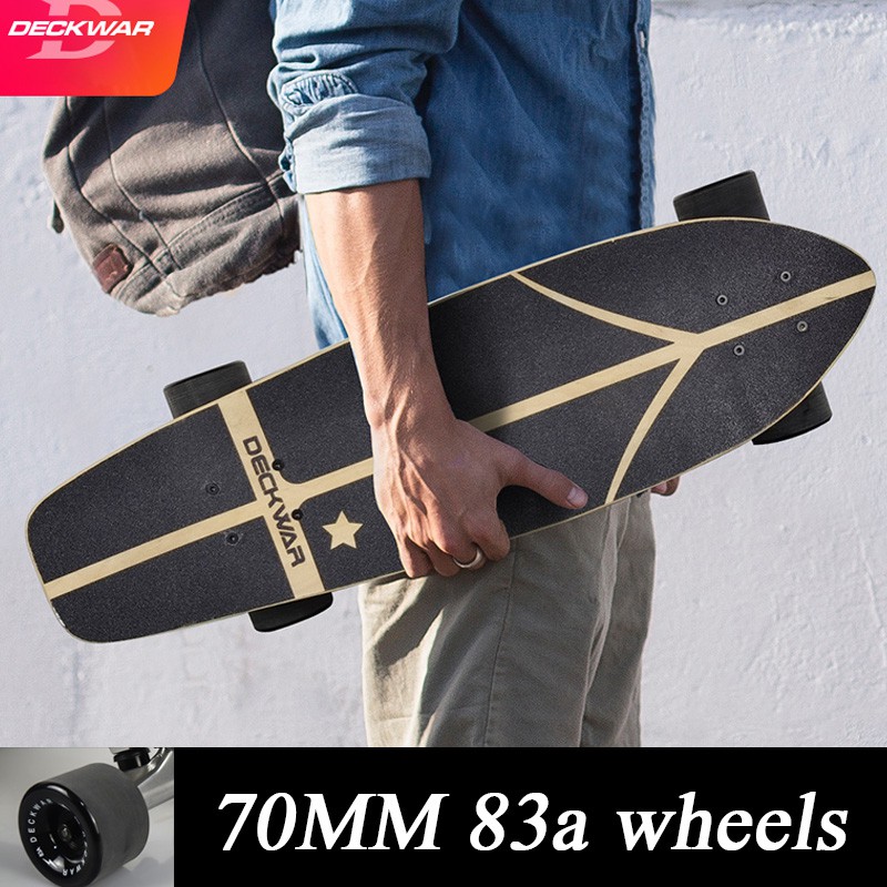 Deckwar Dreaming 68.5CM(27") Mirco Cruiser Board Skateboard สําหรับผู้เริ่มต้นประกอบสเก็ตบอร์ดที่สมบ