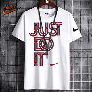 เสื้อเชิ้ตแห้งพอดี Nike Swoosh Fasht เสื้อสําหรับผู้ชายคู่สั้นรอบท็อปส์ซูคู่ tshirt ย้อม wCHo 13a