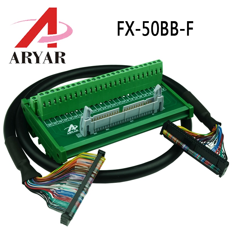 FX-50BB IDC50 to terminal block breakout board idc 50 connector PLC relay adapter IDC50 breakout board IDC50 data cable