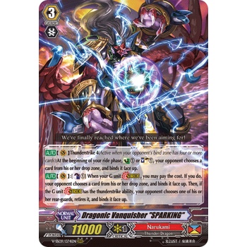 Cardfight Vanguard V-SS09 V-SS09/074EN Dragonic Vanquisher "SPARKING" Narukami RRR (ภาษาอังกฤษ)