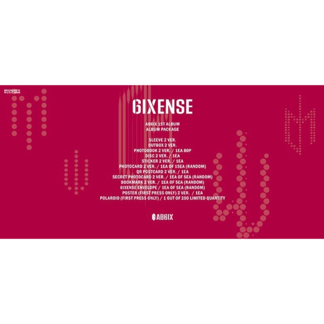 Pre : AB6IX 1ST ALBUM [6IXENSE]