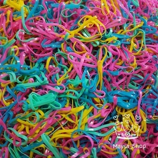หนังยางรัดผม ยางมัดผมสีดำเส้นใหญ่ เส้นกลาง 200-300/350-450 เส้นพร้อมส่ง❗❗
