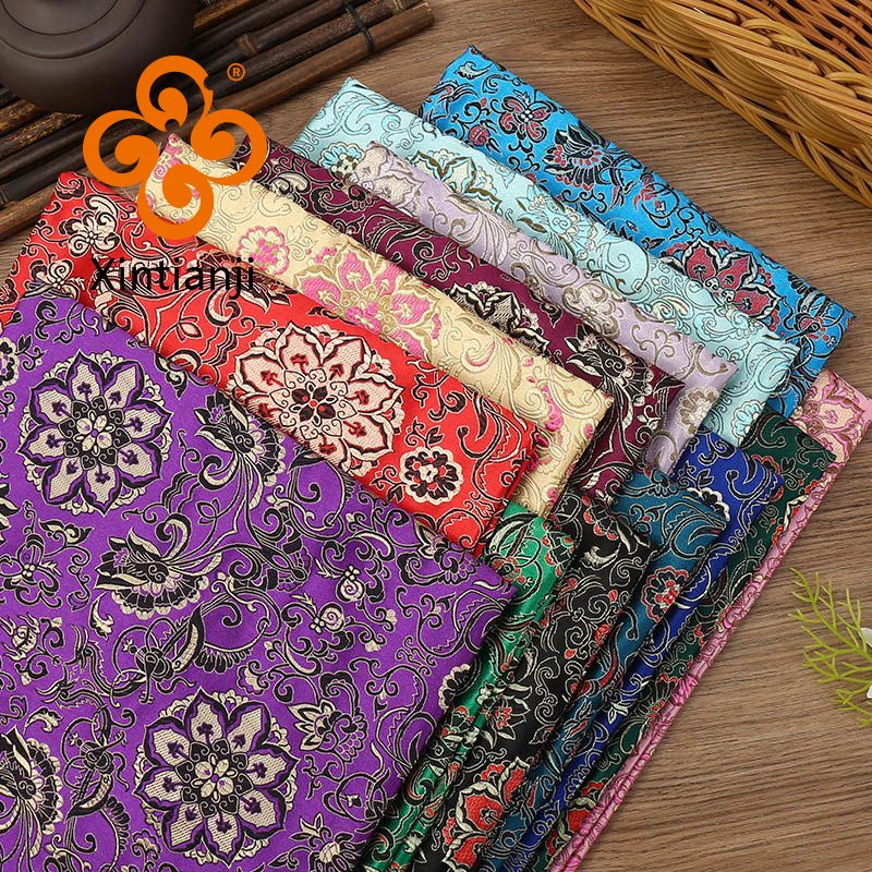ผ ้ าซาตินผ ้ าหนาสไตล ์ จีนผ ้ า diy สําหรับโซฟาเบาะหมอนผ ้ า 50x75 ซม.TJ8176