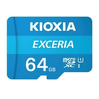 Micro SD card 64GB Kioxia EXCERIA  CL10 U1 Speed Read 100MB/s