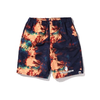 BAPE Tie Dye Beach Shorts (NAVY)