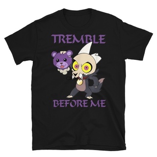 เสื้อยืดสีขาวเสื้อยืดแขนสั้นพิมพ์ลาย The Owl House King Tremble Before Me แฟชั่น UnisexS-4XL