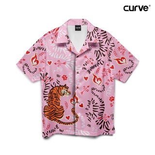 Curve SET68 เสื้อเชิ้ตวาเลนไทน์ลายเสือ