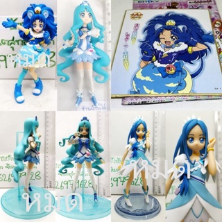 (แท้/มือ2) BANDAI Pretty Cure Kirakira Precure a la Mode CURE MARINE,Gelato,DiamondFigure  สีฟ้า โมเดล​ พริตตี้​ เคียว​