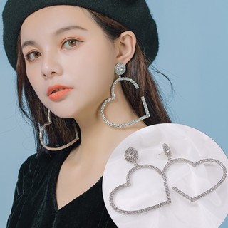 ต่างหู  Big Heart Earring  พรีเมี่ยม💎