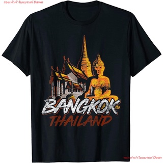 เสื้อยืดคอกลมcrew neckNew Bangkok Thailand T-Shirt เสื้อยืด ดพิมพ์ลาย เสื้อยืดผ้าฝ้าย คอกลม cotton ความนิยม sale UnisexS