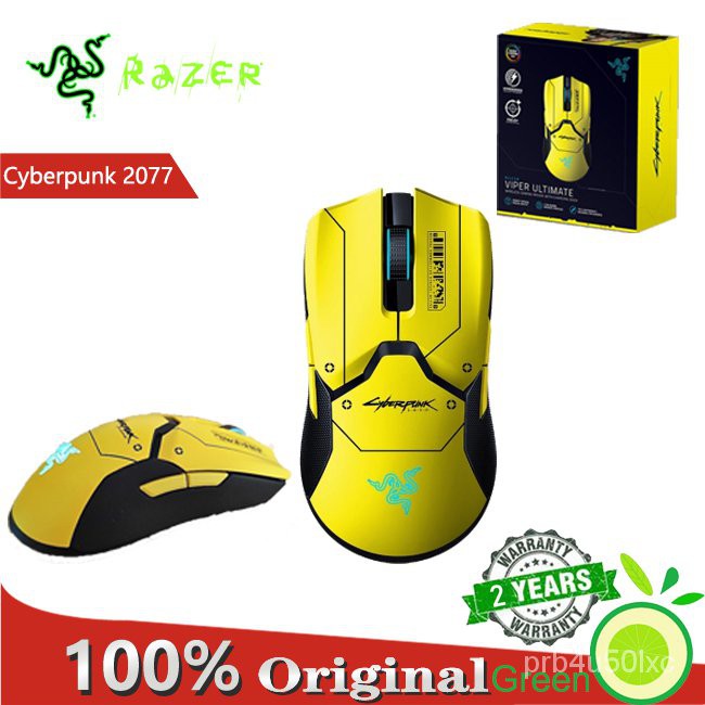 Cod Razer Viper Ultimate Cyberpunk 77 เมาส เกมไร สาย 000 Dpi Rgb Hyperspeed พร อมฐานชาร จ Shopee Thailand